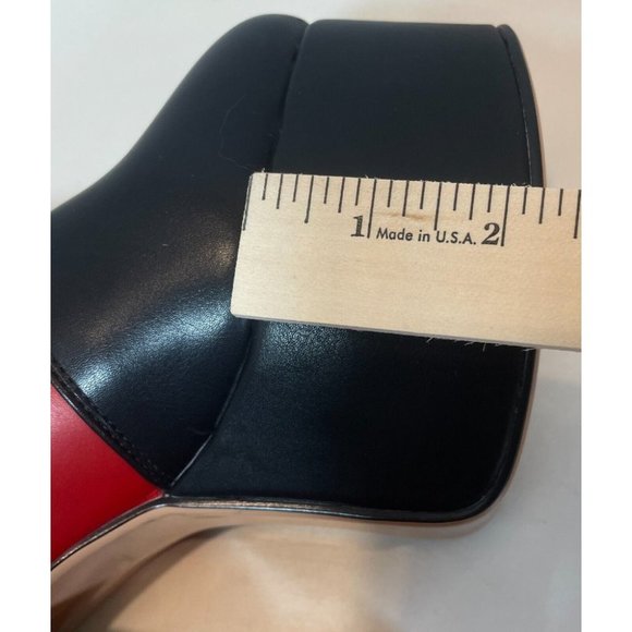 La Moda Sizzlin Hot Platform Ankle Boots Women Size 7 Leather Chunky Heel Bootie - Picture 11 of 12